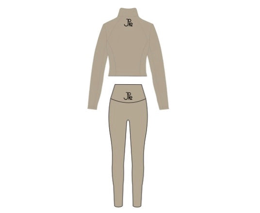 Fleece Zip Jacket - NUDE