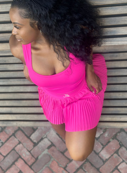 Pleated 2 piece