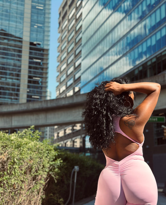 Pink romper